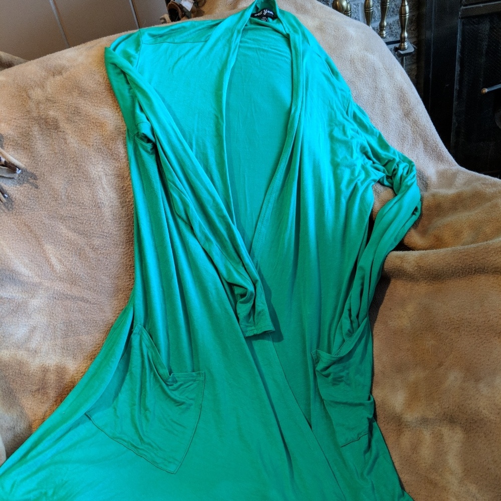 All Yours duster. Emerald Green size 1X